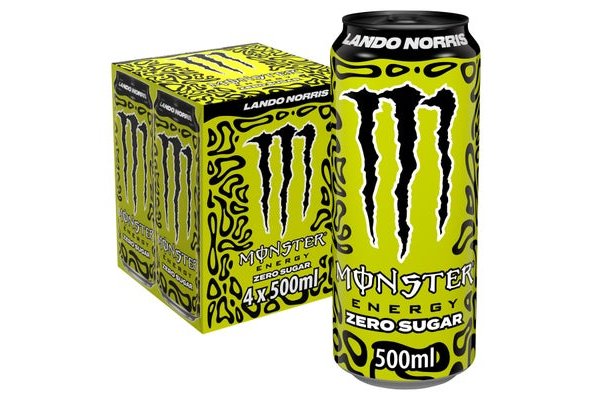 Monster Energy Drink Lando Norris Zero Sugar 4 x 500ml