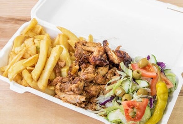 Mediterranean Chicken Meat and Chips