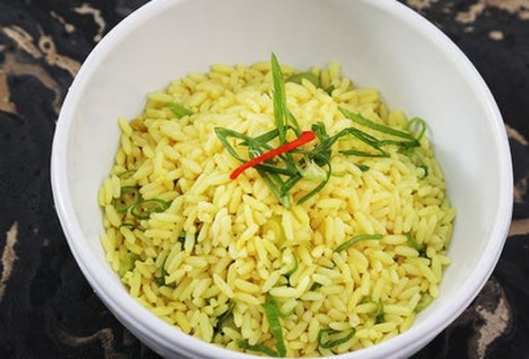 Spring Onion Rice