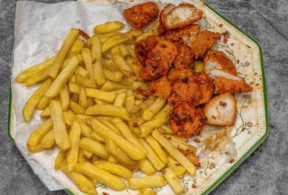 Chicken Tikka with Fries