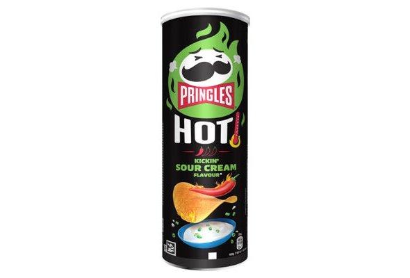 Pringles Hot Kickin Sour Cream flavour 160g