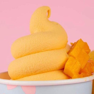 Frozen Mango Yoghurt Medium with Toppings