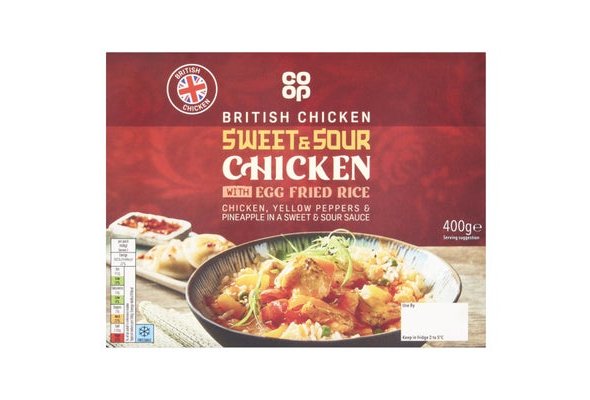 Co-op Sweet & Sour Chicken with Egg Fried Rice 400g