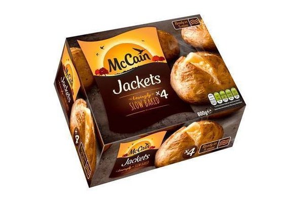 McCain's Jacket Potatoes 800g 4pk