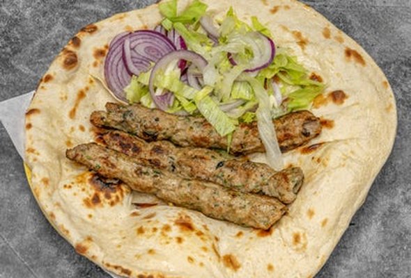 Shish Kebab in Naan