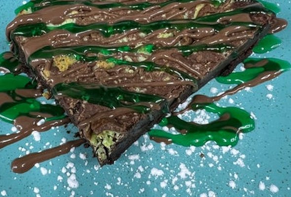 Mint Aero Brownie