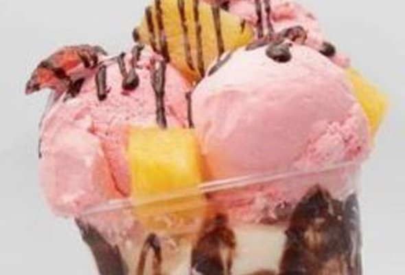 Fruit Fondue Sundae
