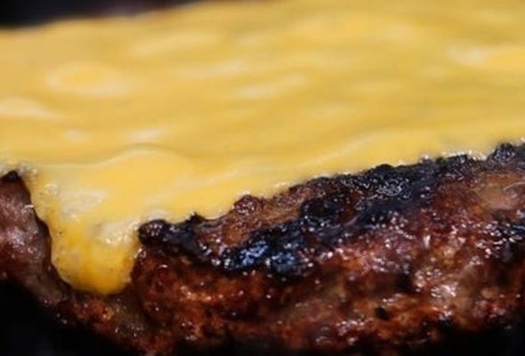 Hand Made Cheese Burger Meal