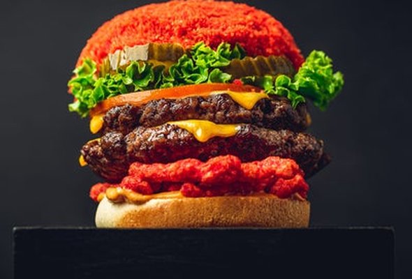Cheetos Beef Burger