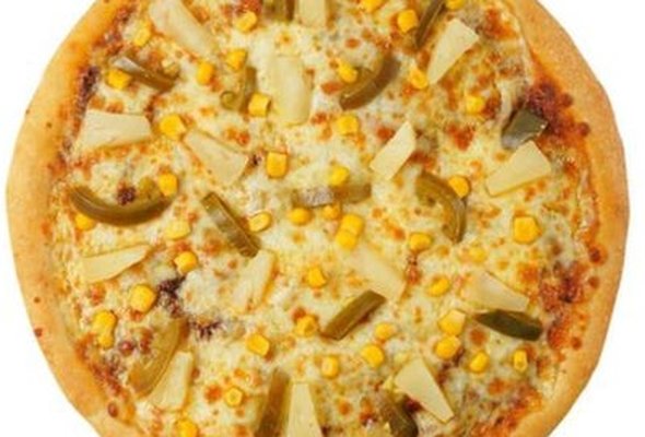 Vegetable Hawaiian Pizza