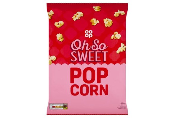 Co-op Oh So Sweet Popcorn 100g