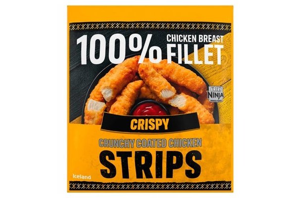 Iceland Crispy Crunchy Coated Chicken Strips 500g