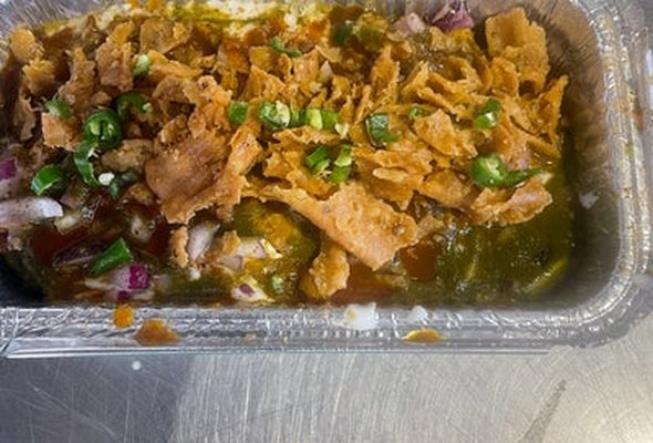 Punjabi Tava Samosa Chaat - Large