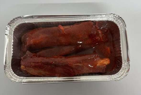 22 Barbecued Spare Ribs with Barbecue Sauce