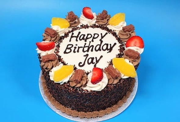 Flake and Fruit Birthday Cake R137