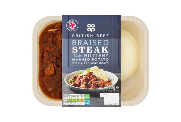 Co-op Braised Steak and Mash 400g