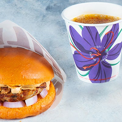 RESHMI MUTTON BUN KEBAB