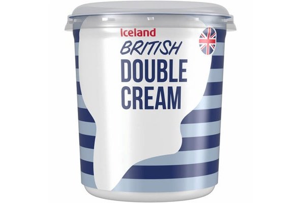 Iceland British Fresh Double Cream 300ml