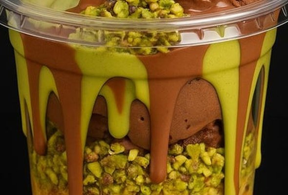Kunafa Sundae