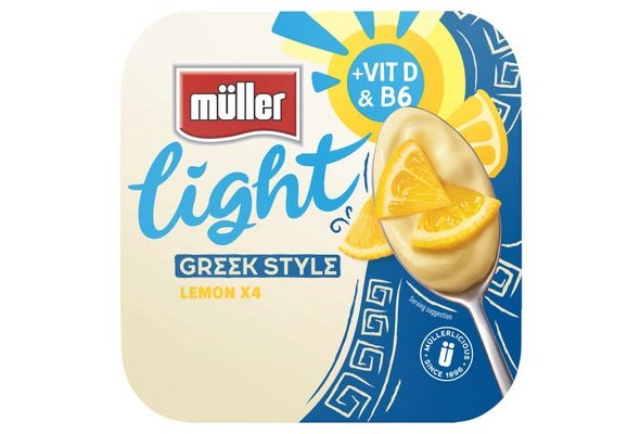 Müller Light Greek Style Lemon 4 x 115g (460g)