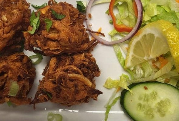 Vegan Onion Bhaji