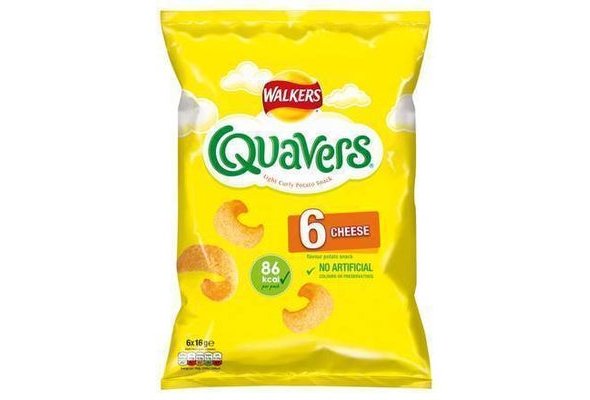 Walkers Quavers Cheese 6pk
