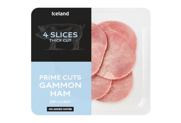Iceland 4 Pack Sliced Thick Gammon Ham