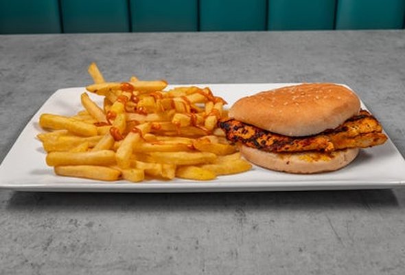 Chicken Grilled Burger Meal