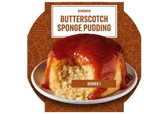 Iceland Butterscotch Sponge Pudding 100g