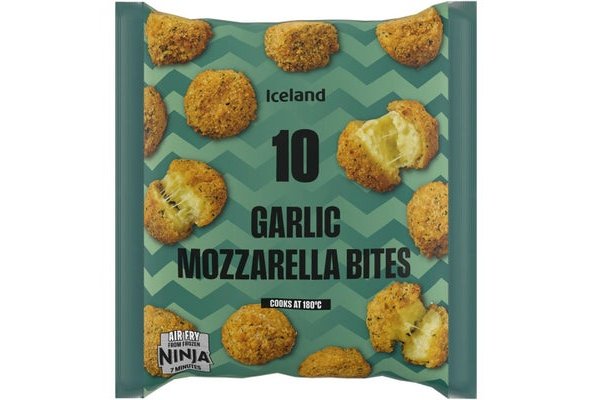 Iceland 10 Pack Garlic Mozzarella Bites