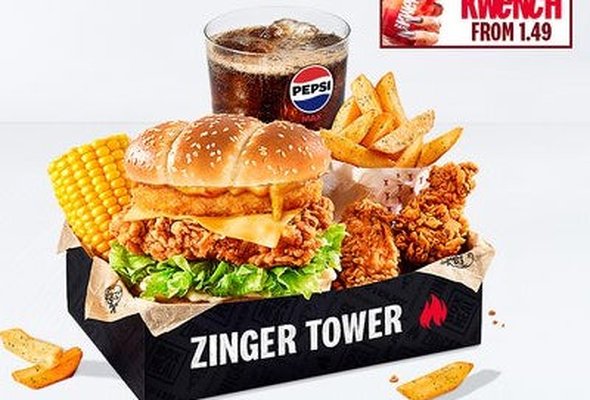 Zinger Supercharger Tower Box Meal