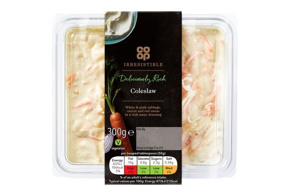 Co-op Irresistible Coleslaw 300G