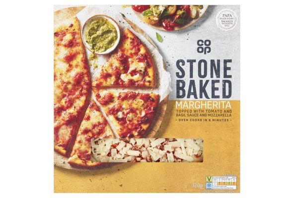 Co-op Stonebaked Margherita 320g