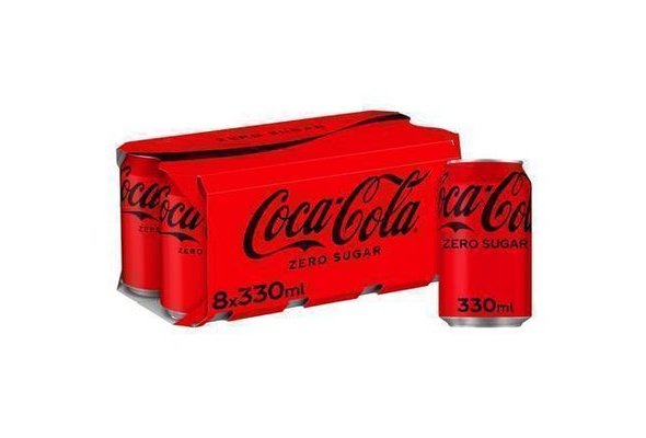 Coca Cola Zero 330ml 8pk