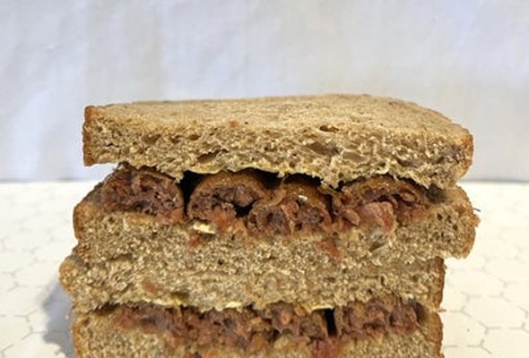 Vegan Sausage Sandwich