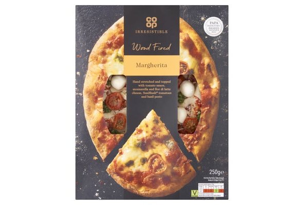Co-op Irresistible Wood Fired Margherita 250g