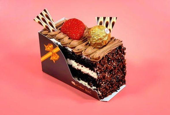 Hazelnut Cake Slice
