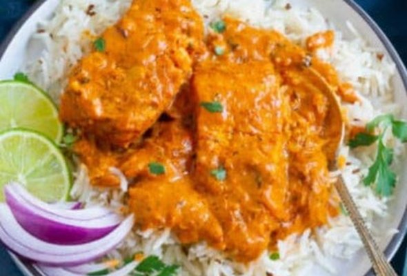 Salmon Tikka Bhoona