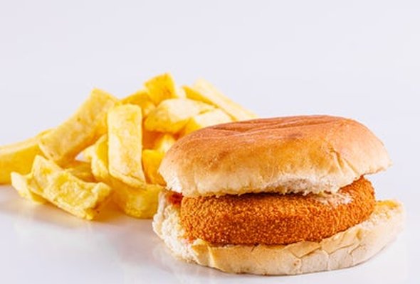 Fish Cake Butty