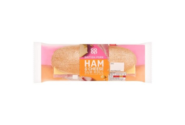 Co-op Ham & Cheese Sub Roll with Mustard Mayo