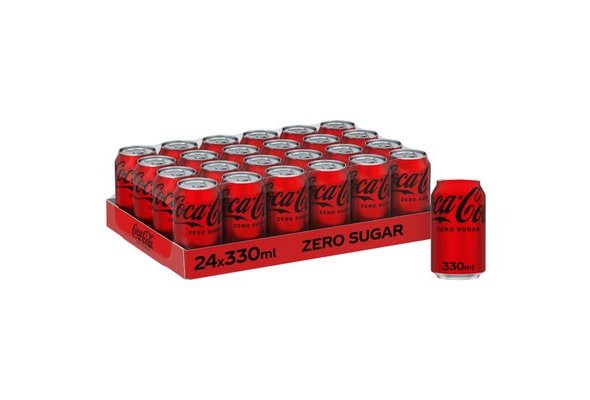 Coca-Cola Zero Sugar Non-Barcoded Multipack Cans 24 x 330ml