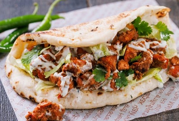 Chicken Tikka in Naan