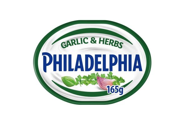 Philadelphia Garlic & Herbs 165g