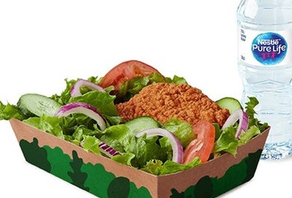 Crispy Chicken Salad Meal
