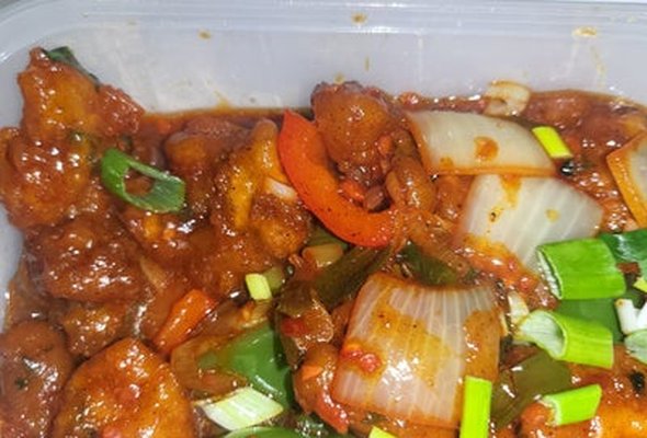 Prawn Garlic Schezwan