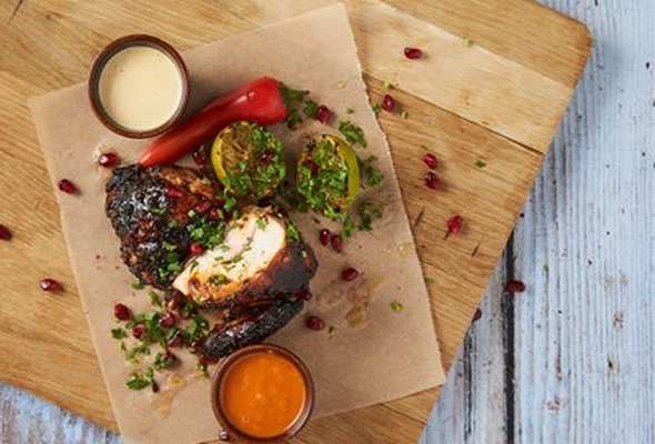 Peruvian Spiced Roast Chicken Quarter