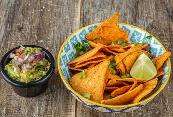 Tortilla Chips and Guacamole
