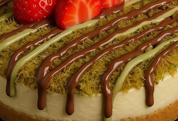 Kunafa Cheesecake