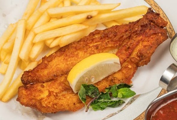Masala Fish with Chips