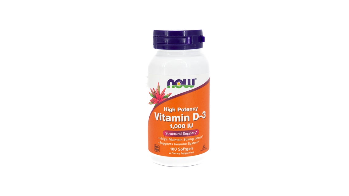 Now Foods, Vitamin D-3, High Potency, 1000 Iu, 180 Softgels